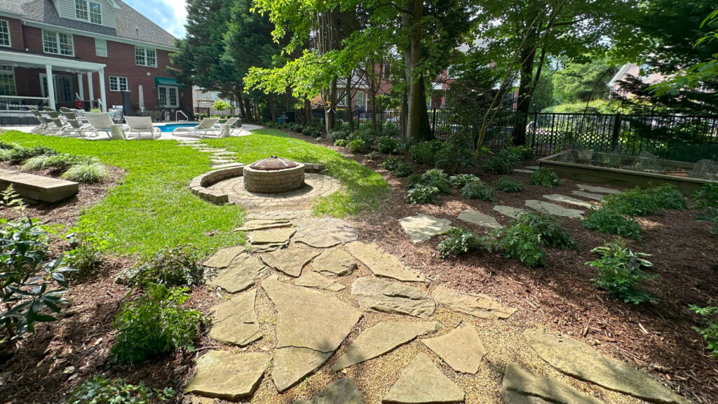 backyard bed transformation project suffolk va