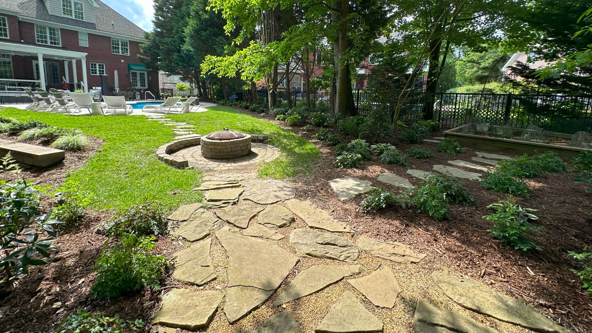 backyard bed transformation project suffolk va
